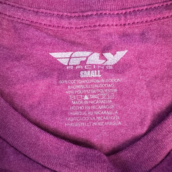 Women's Fly Racing Tee Size Small. - Picture 3 of 5